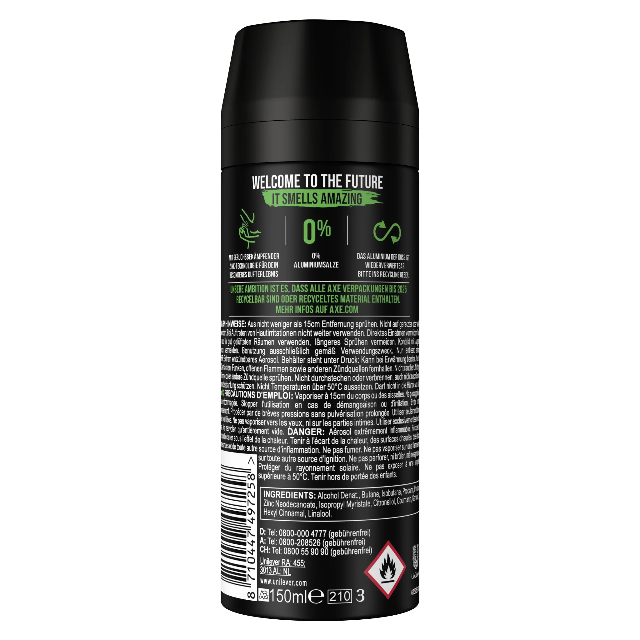 Axe Bodyspray Africa ohne Aluminiumsalze 150 ml - Image 9