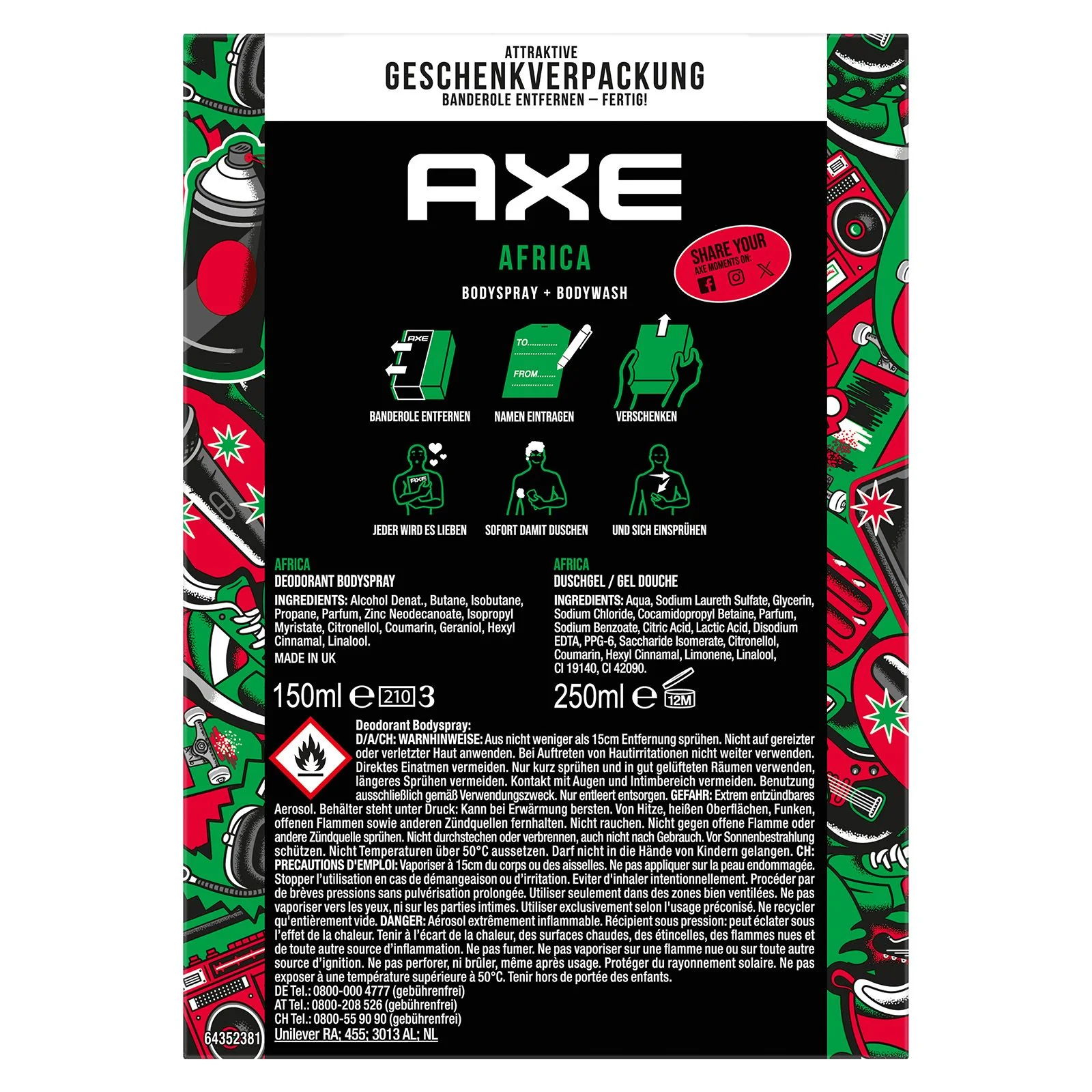 AXE Geschenkset Africa Duo - Image 3