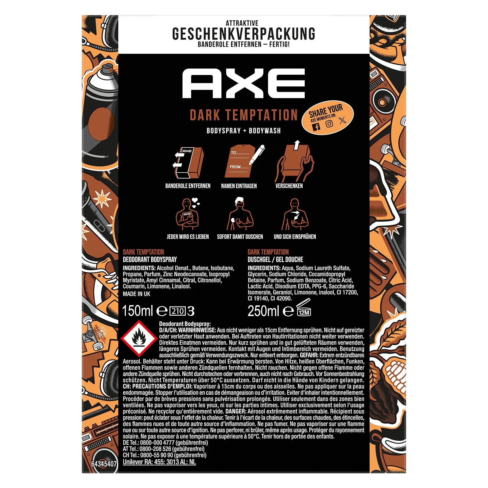 AXE Pflegeset Dark Temptation - Image 3