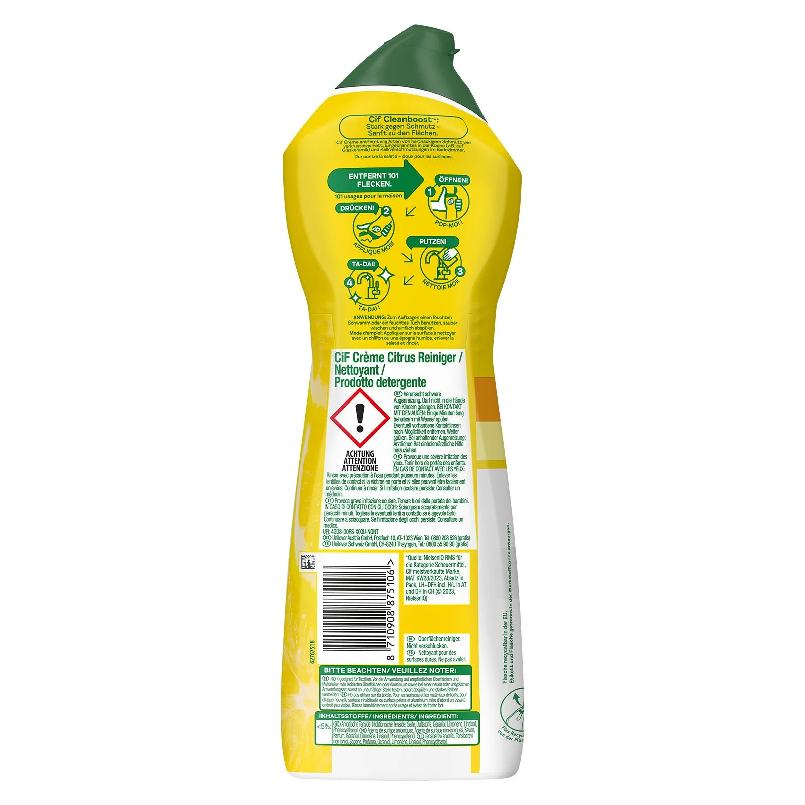 Cif Crème Citrus, Scheuermilch Citrus Reiniger - Image 16