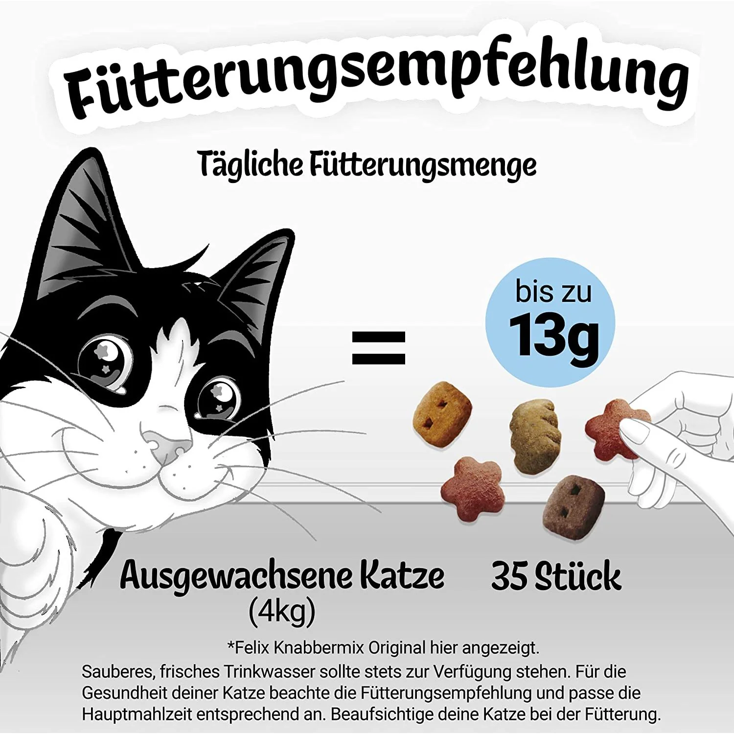 FELIX KnabberMix Original, Knuspriger Katzensnack mit 3 Geschmacksrichtungen - Image 9