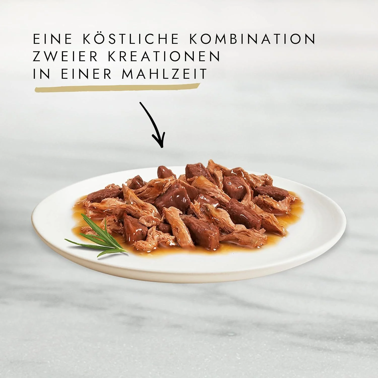 GOURMET Gold Feine Komposition Katzenfutter nass, Sorten-Mix - Image 2