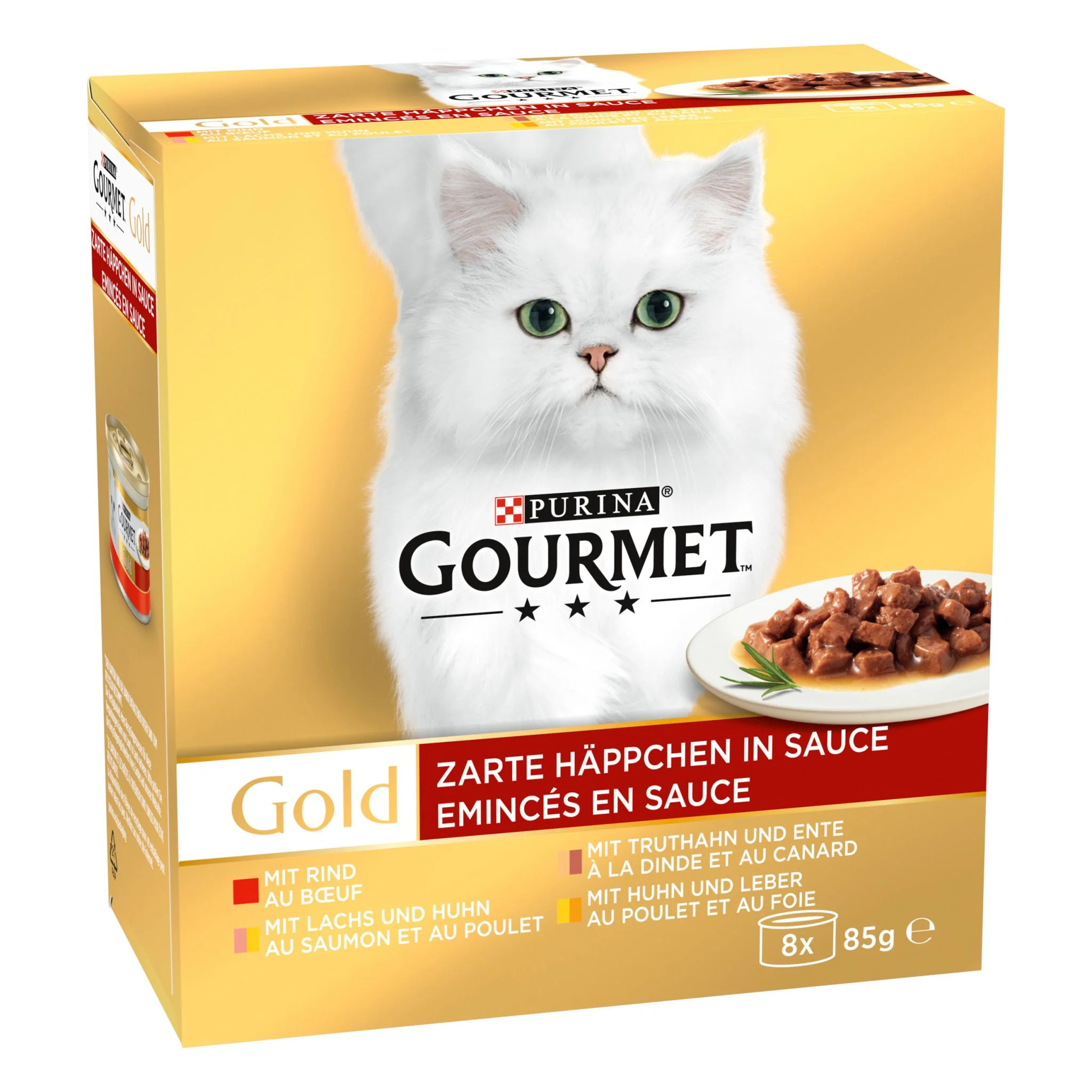 PURINA GOURMET Gold Zarte Häppchen in Sauce Katzenfutter nass, Sorten-Mix - Image 6