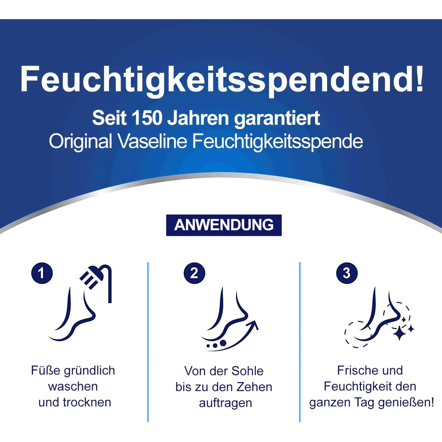 Vaseline Foot Creme | Fußcreme für die tägliche Pflege bei trockener und rissiger Haut - Image 2