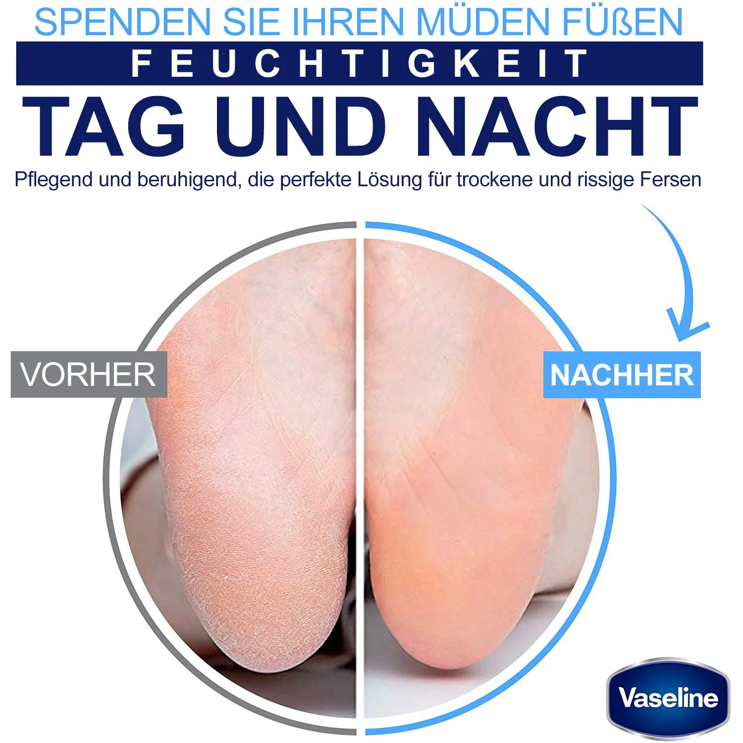 Vaseline Foot Creme | Fußcreme für die tägliche Pflege bei trockener und rissiger Haut - Image 4