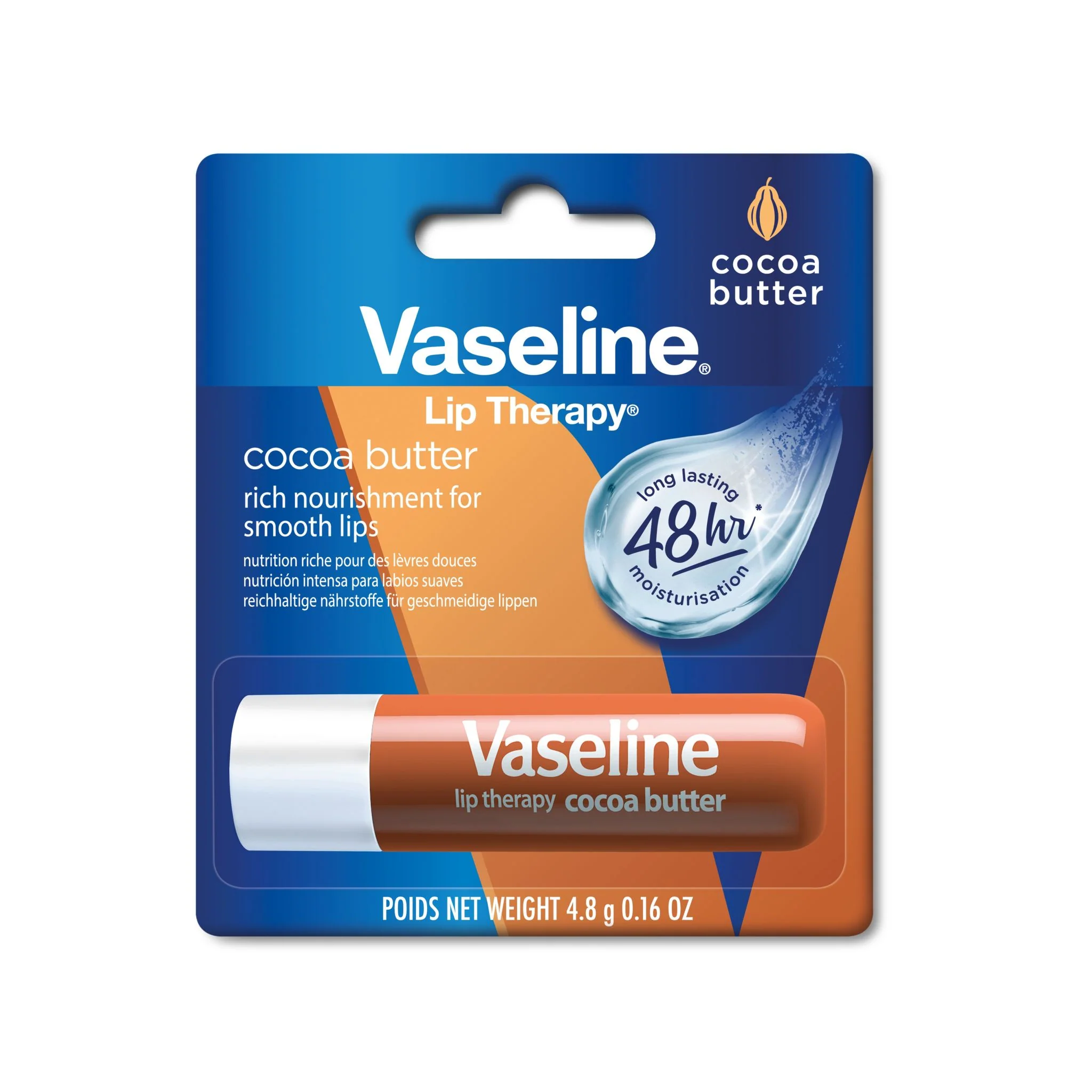 Vaseline Lip Therapy Cocoa Butter | Getönter Lippenbalsam, Lippenstift mit Kakao und Sheabutter - Image 8