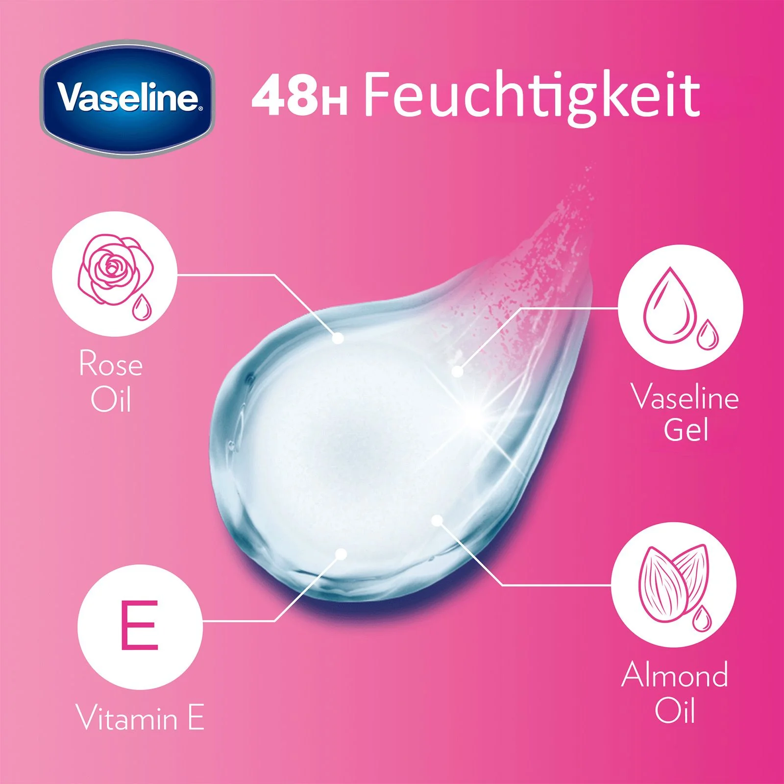 Vaseline Lip Therapy Rosy, Getönter Lippenbalsam, Lippenstift mit Mandel und Rosenöl - Image 27